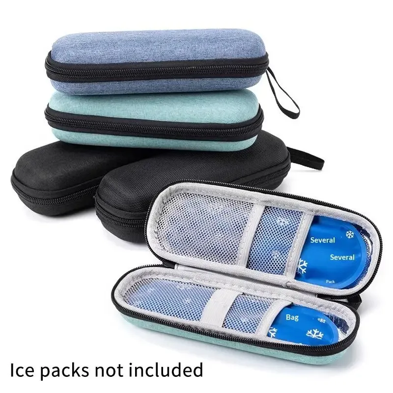 nouvelle trousse de transport isotherme pour insuline, sac de refroidissement étanche pour insuline avec affic