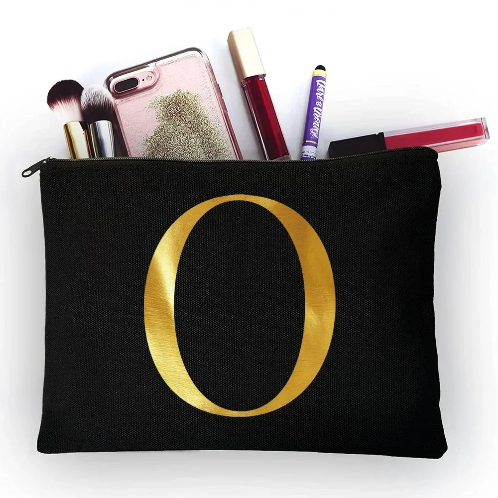 sacs à cosmétiques pour femmes, 26 lettres imprimées, jolis sacs à main de rangement portables de voyage décontractés, trousse de maquillage, trousse de toilette, offre spéciale