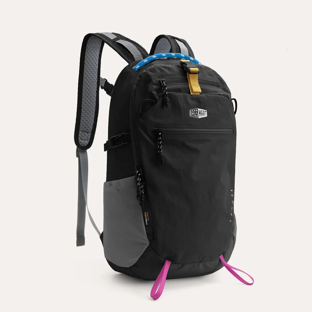 bagsmart sac à dos d'école pour femmes, sacs d'école imperméables en nylon, convient aux ordinateurs portables de 14 pouces, léger, durable, pour les voyages, les déplacements, la randonnée