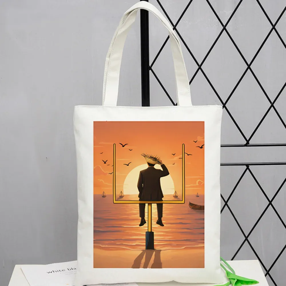 sac fourre-tout bad bunny, sac de courses personnalisable, pliable, réutilisable, à bandoulière, pour femme