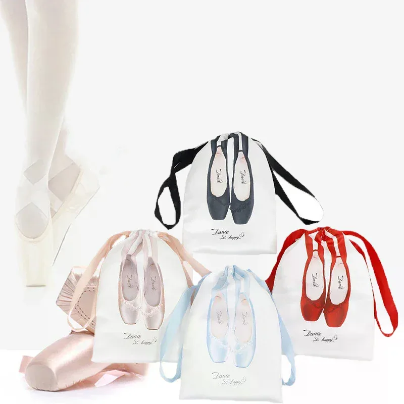 Sac de sport de danse de Ballet rose pour filles, pochette de danse à cordon, sac à dos organisateur pour femmes, paquet de Ballet