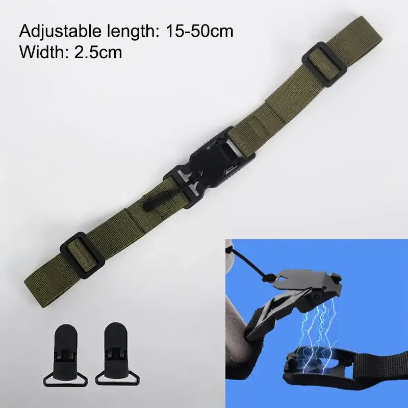 1 ensemble de sangles réglables pour sac à dos, sangle magnétique pour sac de poitrine, accessoires de sac tactique pour camping en plein air