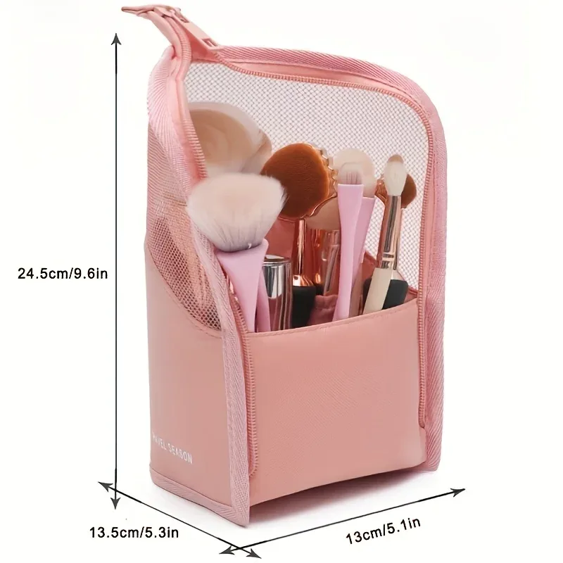 un magnifique étui vertical pour crayons à sourcils, un sac de rangement portable pour le maquillage, parfait pour les femmes – facile à utiliser et à transporter.
