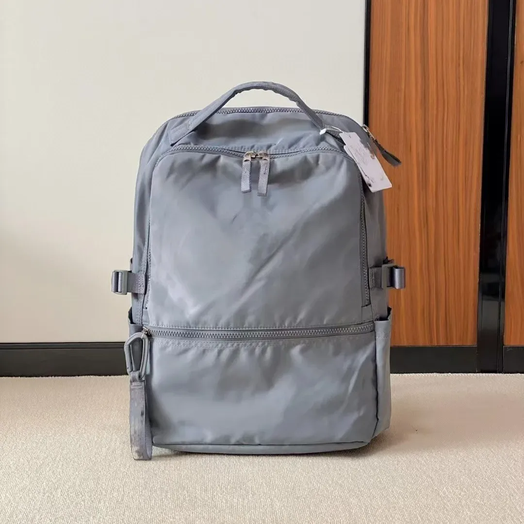 sac à dos minimaliste en nylon, sac à dos léger de grande capacité avec plusieurs compartiments pour les trajets quotidiens