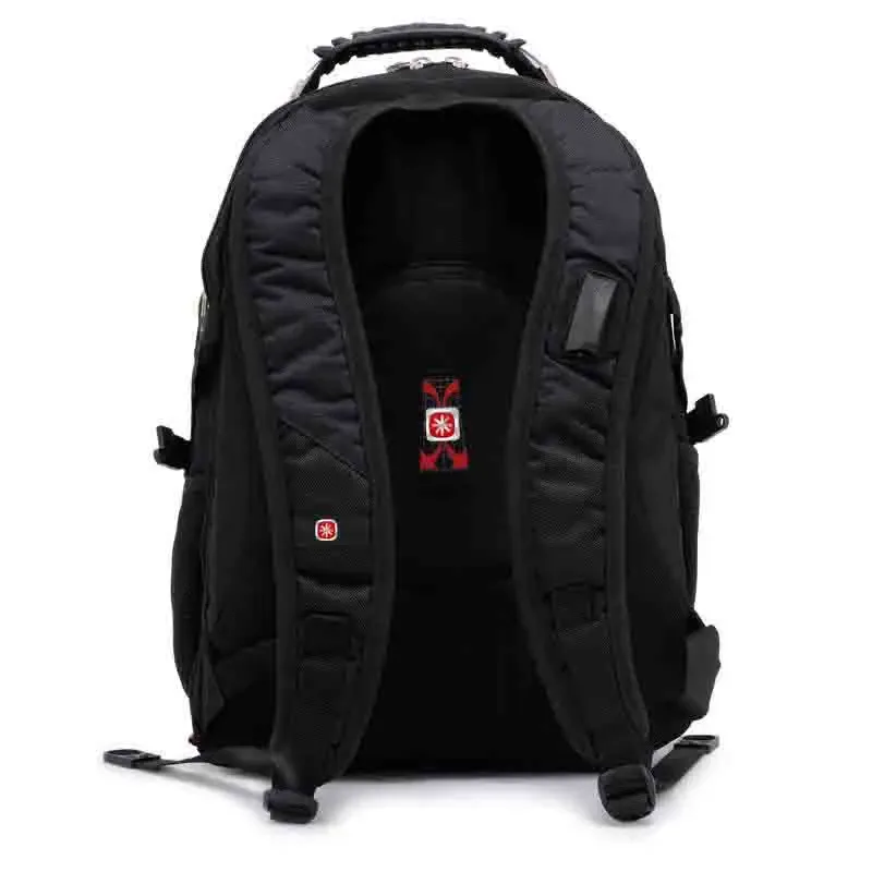 sac à dos suisse pour hommes 17.3 pouces ordinateur portable école sacs de voyage unisexe grande capacité sac à dos étanche mochila d'affaires