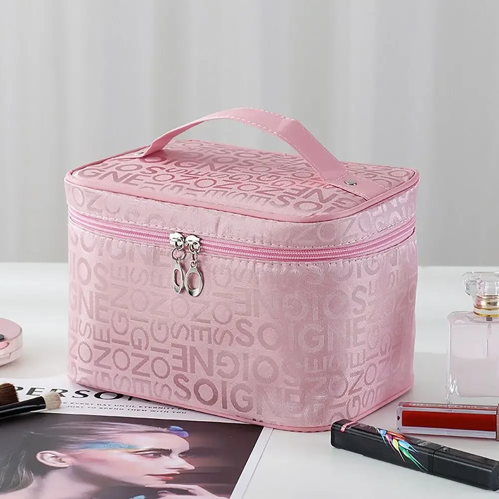 Organisateur de rangement sac de maquillage pratique grande capacité accessoire de maquillage pochette cosmétique étanche voyage sac cosmétique maison