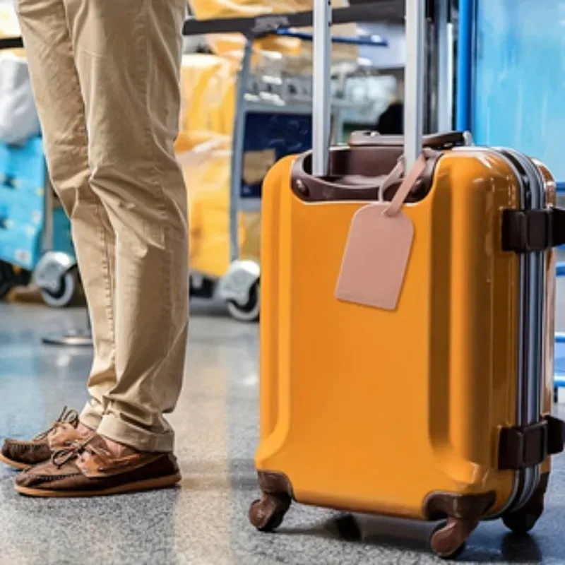 étiquettes de bagages personnalisées en pu, étiquette de valise, étiquettes de bagages, accessoires de voyage, mariage, cadeaux d'anniversaire, 2 pièces