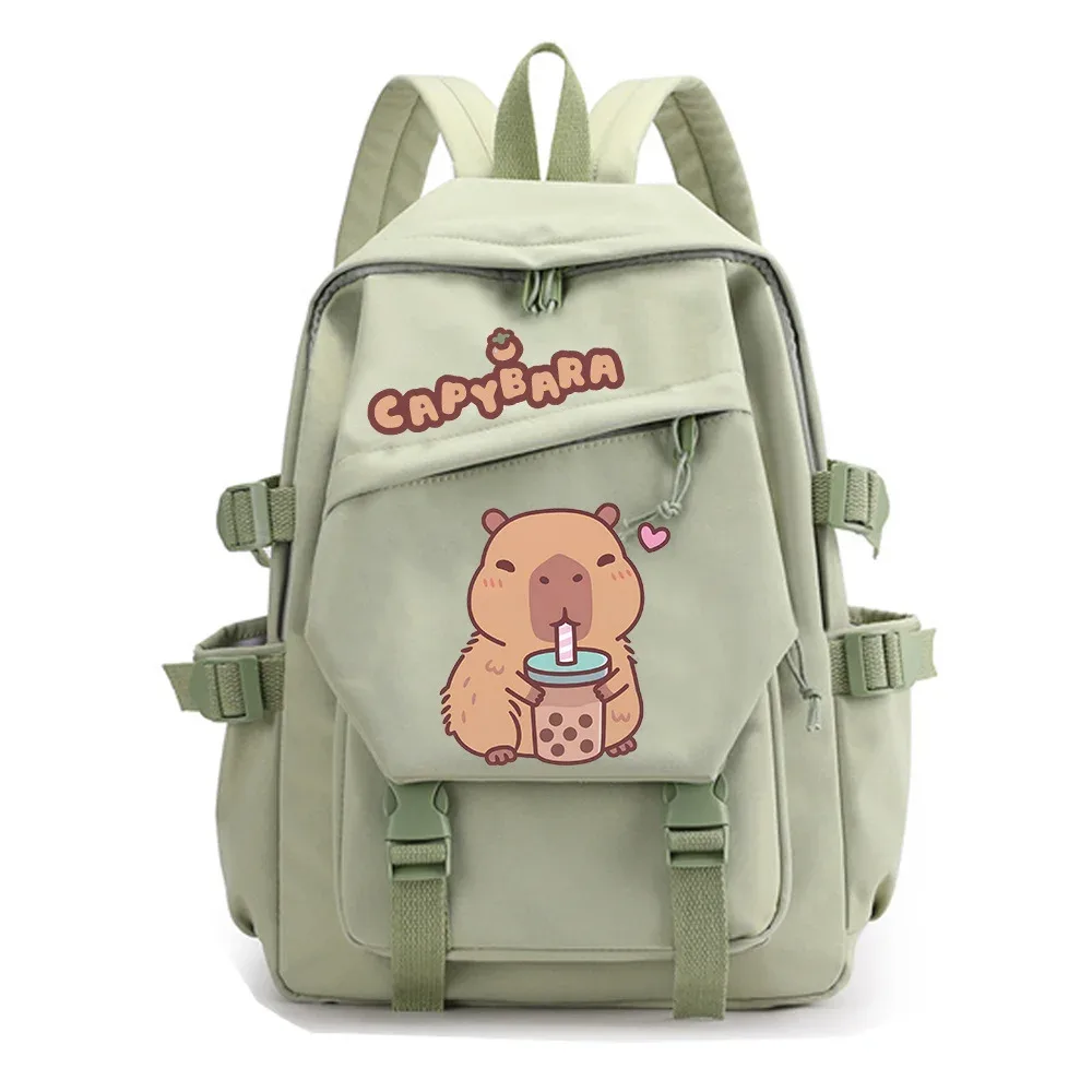 nouveau sac à dos capybara pour la saison de rentrée scolaire, unisexe, pour étudiants, voyage, étude, sac à dos scolaire à double bretelle