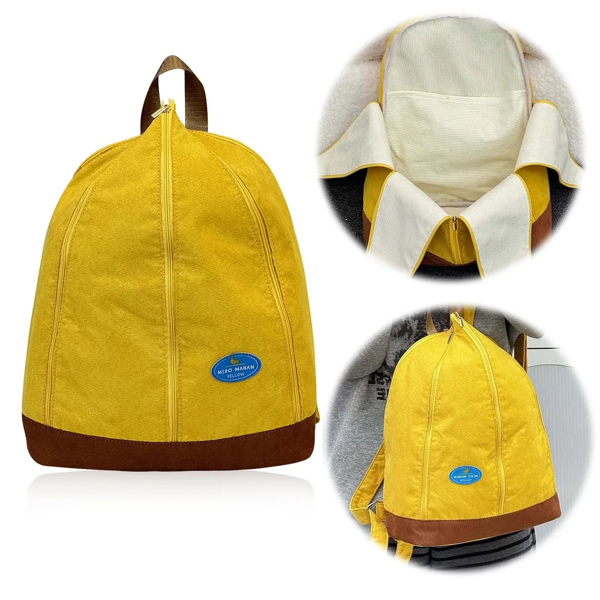 sac à dos banane fantaisie mignon, sac à dos de voyage décontracté y2k, mini sac à dos pour femmes, adolescentes et enfants
