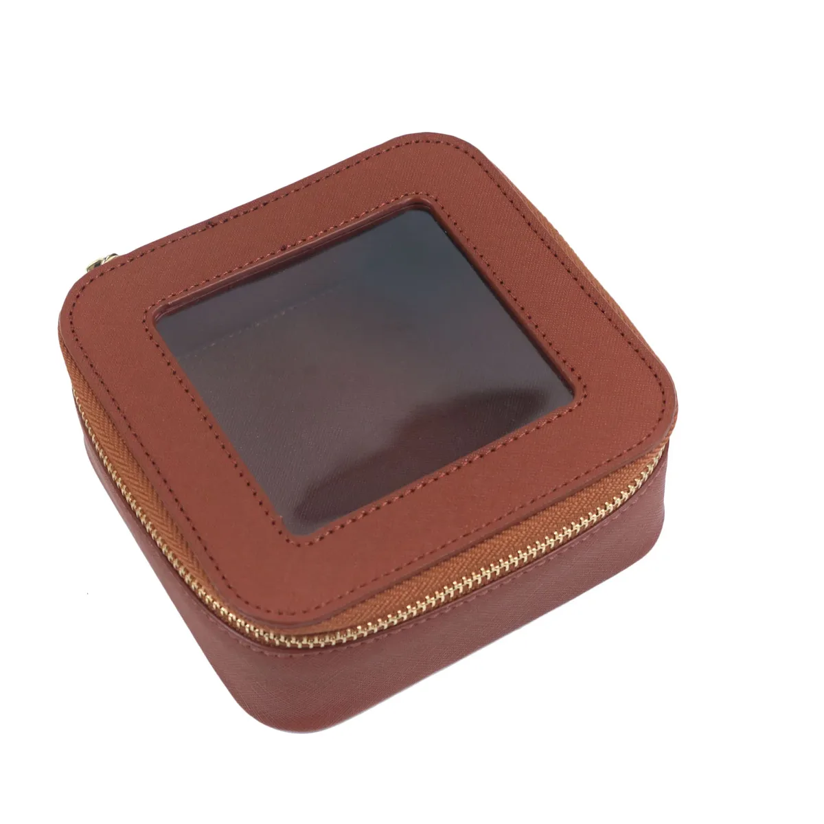 sac de rangement multifonctionnel en cuir saffiano personnalisé pour cosmétiques, portable, imperméable, pour rouge à lèvres et crème visage, grande capacité, idéal pour les voyages