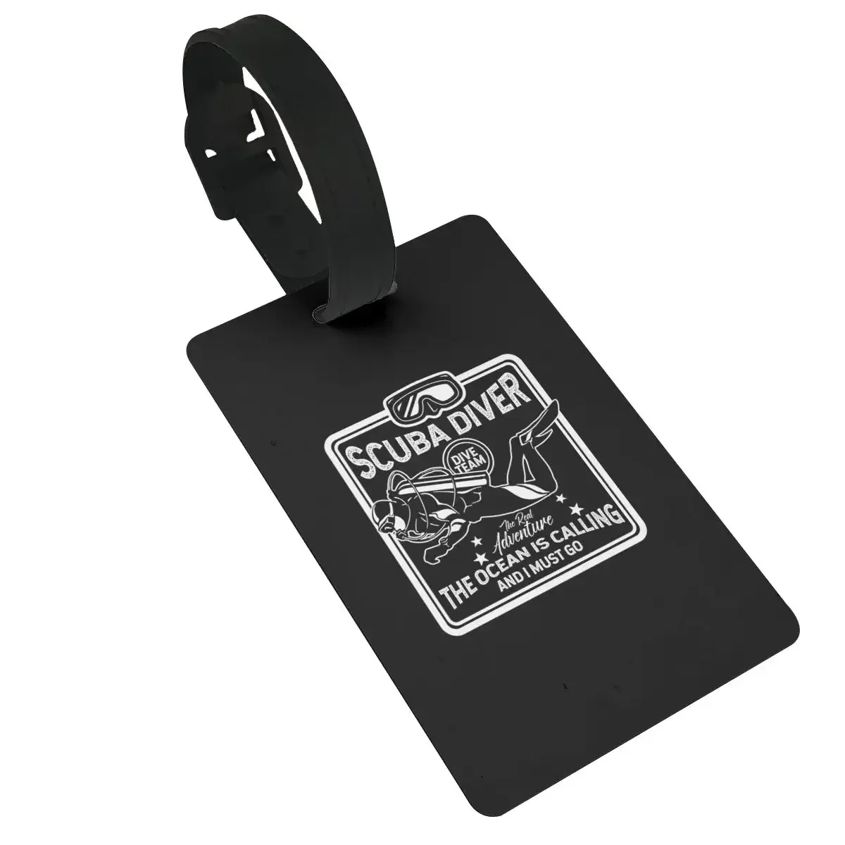 étiquettes de bagage de plongée sous-marine, accessoires de valise, voyage, bagages d'embarquement, porte-étiquette portable, nom d'identification, cadeau de plongeur