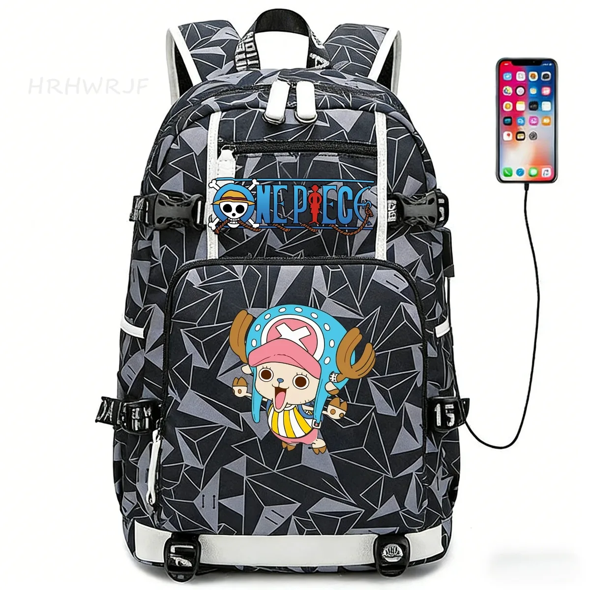 sac à dos one piece monkey d luffy pour ordinateur portable, pour adolescents, garçons et filles, léger, pour collège, lycée, grands sacs d'école pour étudiants