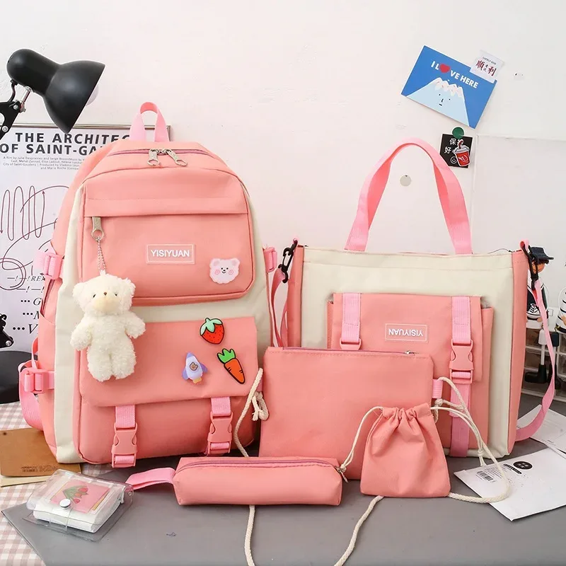 nouveau sac à dos scolaire fille loisirs grande capacité léger imperméable pour étudiants du cm2 au lycée cadeaux enfants mochilas