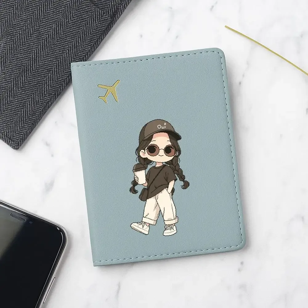 porte-passeport rose sur le thème du café, étui de voyage élégant pour femmes, joli cadeau pour anniversaire, voyage quotidien