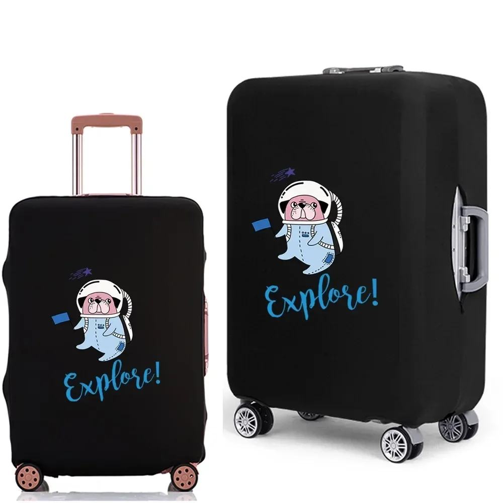 juste de protection élastique pour bagages de voyage, étui épais, housse anti-poussière, nouveau motif de chien, appliquer 18-28, 2022