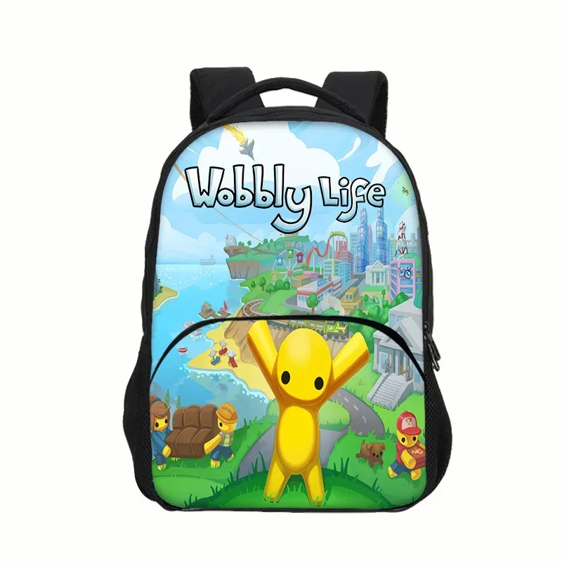 Sac à dos pour enfants, vie oscillante, dessin animé poulpe monstre, école primaire et secondaire