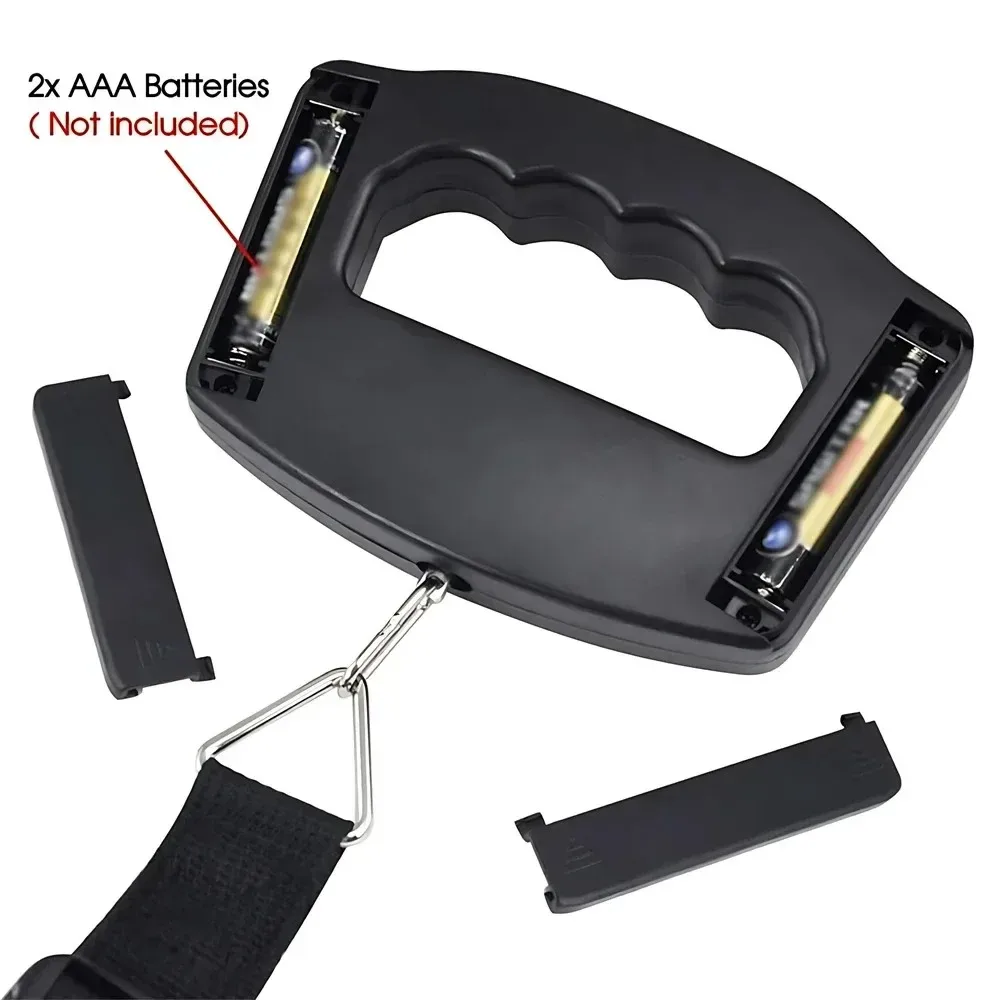balance portable avec écran lcd numérique, 110lb/50kg, crochet de suspension pour bagages électroniques, valise de voyage, sac à bagages, outils d'équilibre du poids