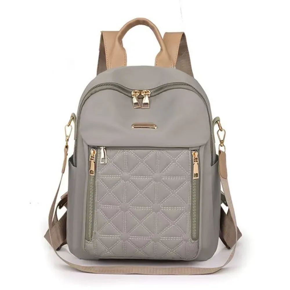 sac à dos en tissu oxford, simple et luxueux, multifonctionnel, couleur unie, sac à bandoulière, petit sac à main, sac à dos rétro