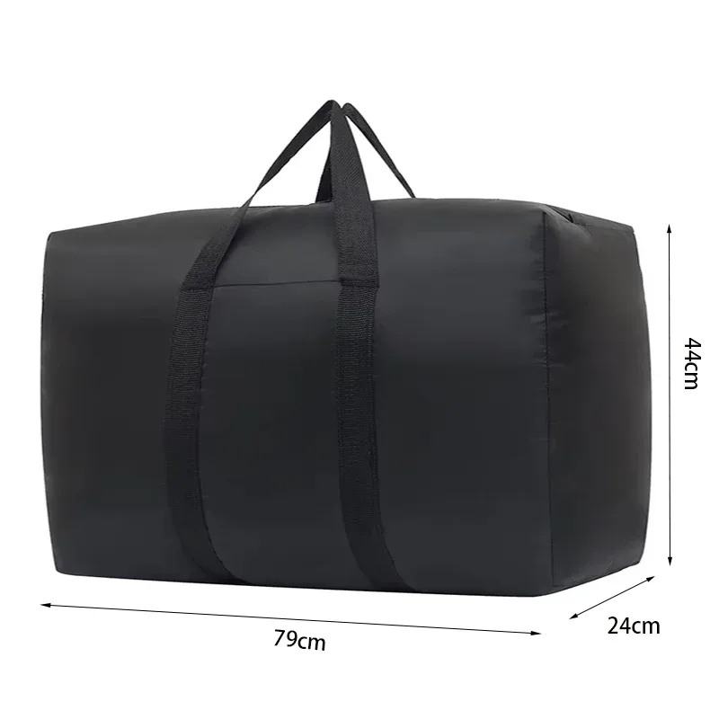 sac de voyage pliable super grande capacité, sac de voyage imperméable en polyester, sac de rangement pour vêtements et couettes