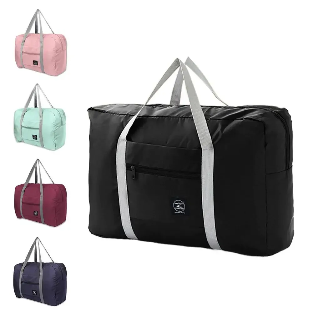 Sac de voyage de grande capacité, sac de week-end pliable, sac de transport imperméable, sac de nuit pour femmes et hommes