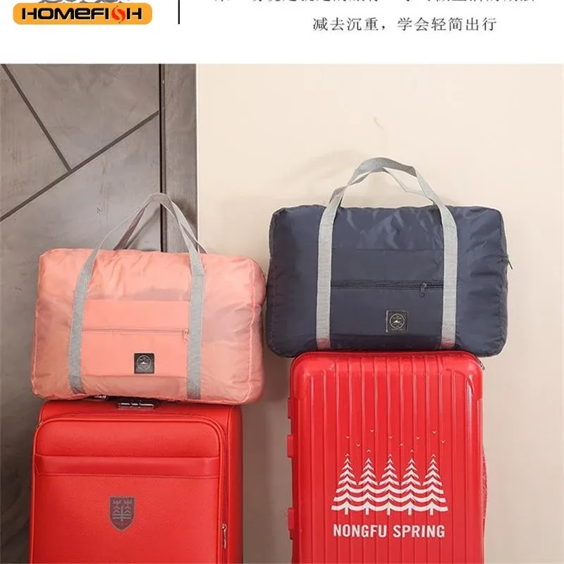 sac de voyage pliable homefish pour femmes, sac à main léger, grande capacité, sac de sport décontracté, idéal pour les courts séjours