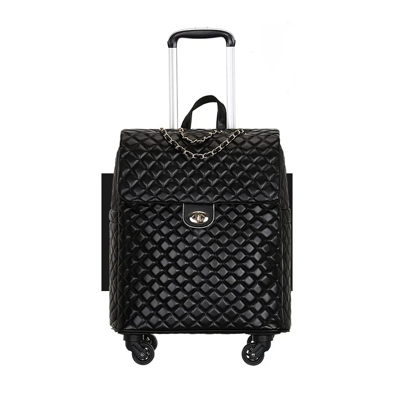 valise à roulettes avec roues silencieuses universelles, sac à bagages à roulettes, sacs de voyage légers, bagages à main à la mode, 20 po