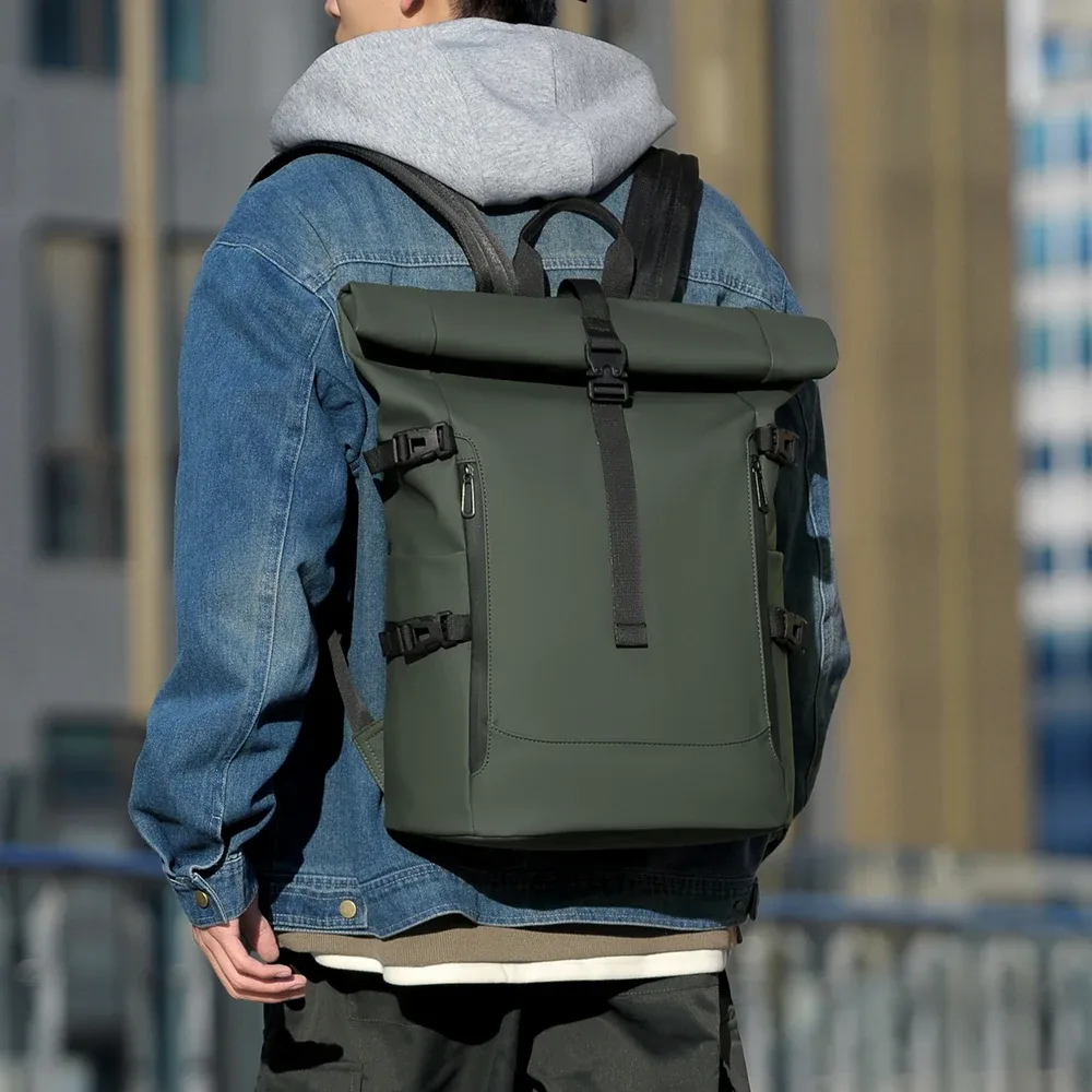 sac à dos d'extérieur imperméable à roulettes, sac à dos décontracté durable à la mode pour randonnée voyage usage quotidien