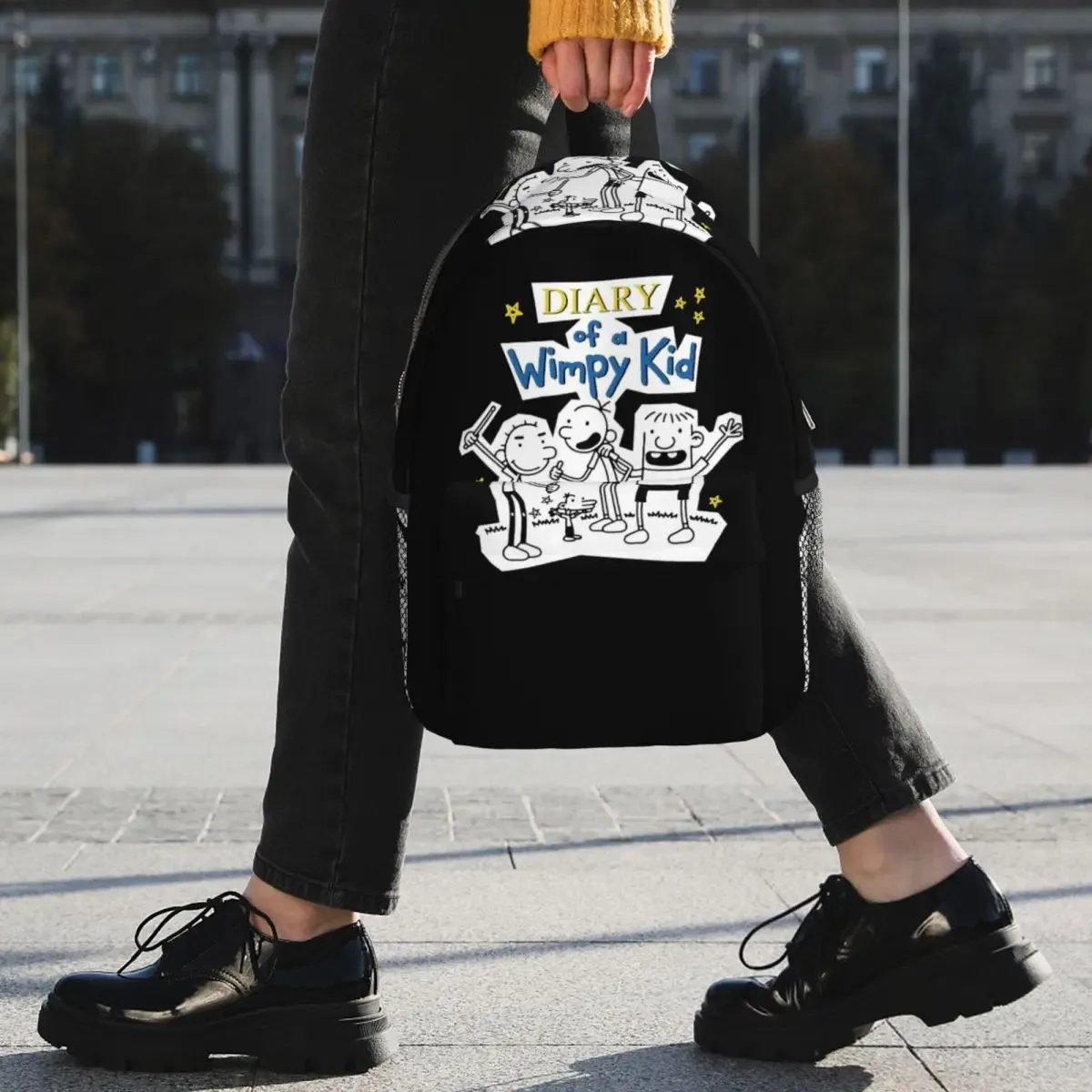 journal d'un groupe wimpy pour enfants, sac à dos pour étudiants, garçons et filles, sac d'école pour enfants, sacs à bandoulière pour ordinateur pour hommes et femmes