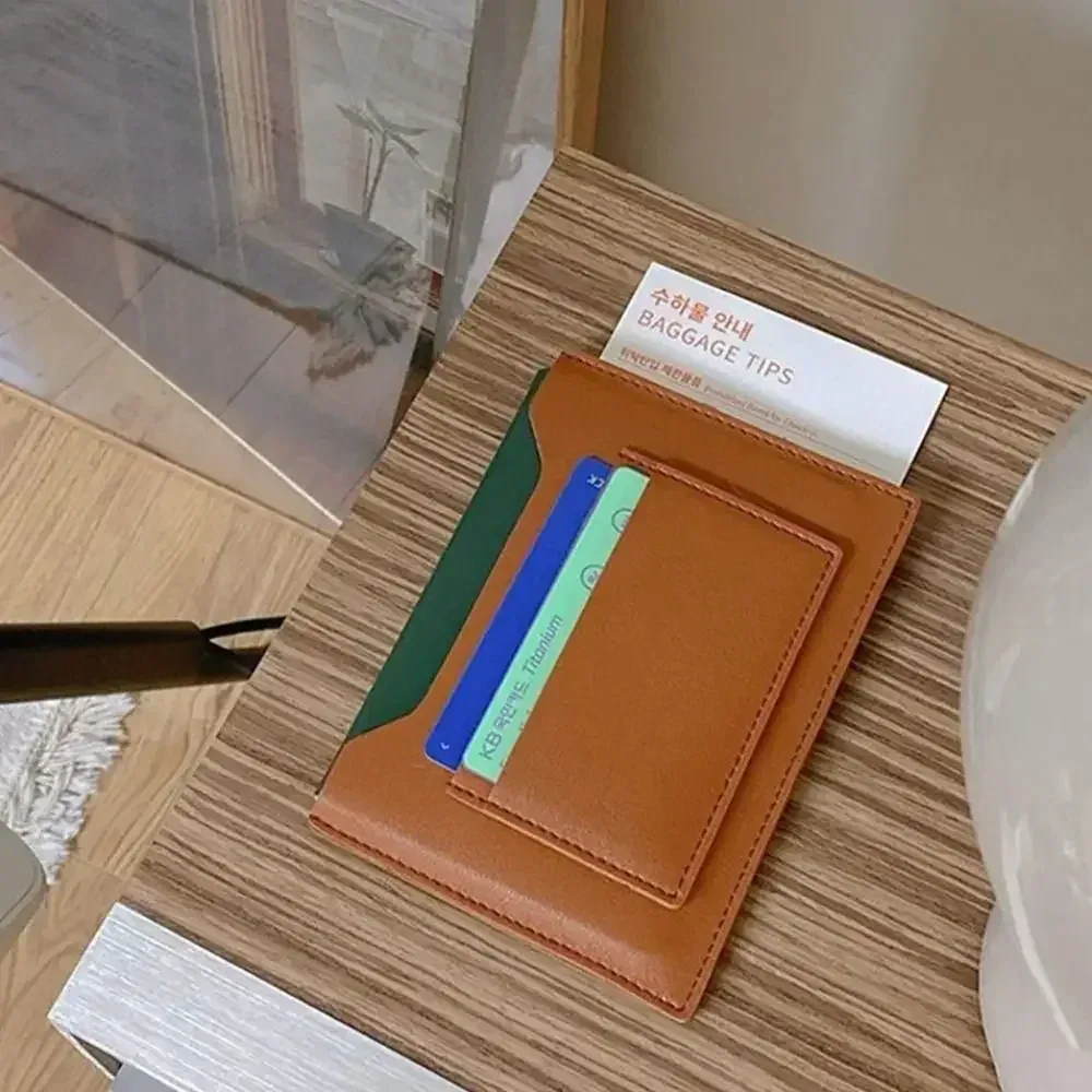 porte-passeport rfid étanche, portefeuille de voyage de grande capacité avec multi-fentes pour cartes d'identité, espèces et certificats, porte-monnaie en cuir pu