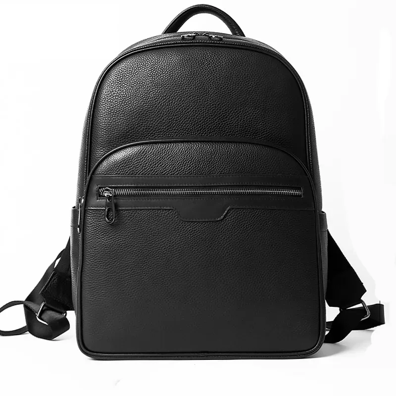 nouvelle marque en cuir véritable hommes sacs à dos mode véritable cuir naturel étudiant sac à dos garçon luxe ordinateur sacs pour ordinateur portable