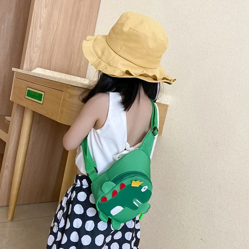 mode dessin animé dinosaure sacs à bandoulière garçons filles mignon enfants poitrine sacs épaule messager voyage sac à dos pour les enfants