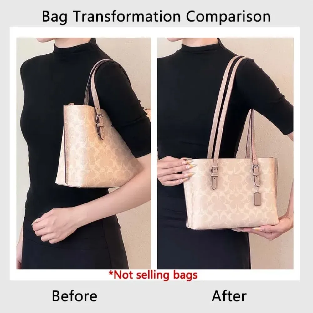 2 pièces sangle de remplacement réglable en cuir pour sac fourre-tout, poignée d'épaule, bandoulière, extension de ceinture pour femme, accessoire de sac à main sous le bras