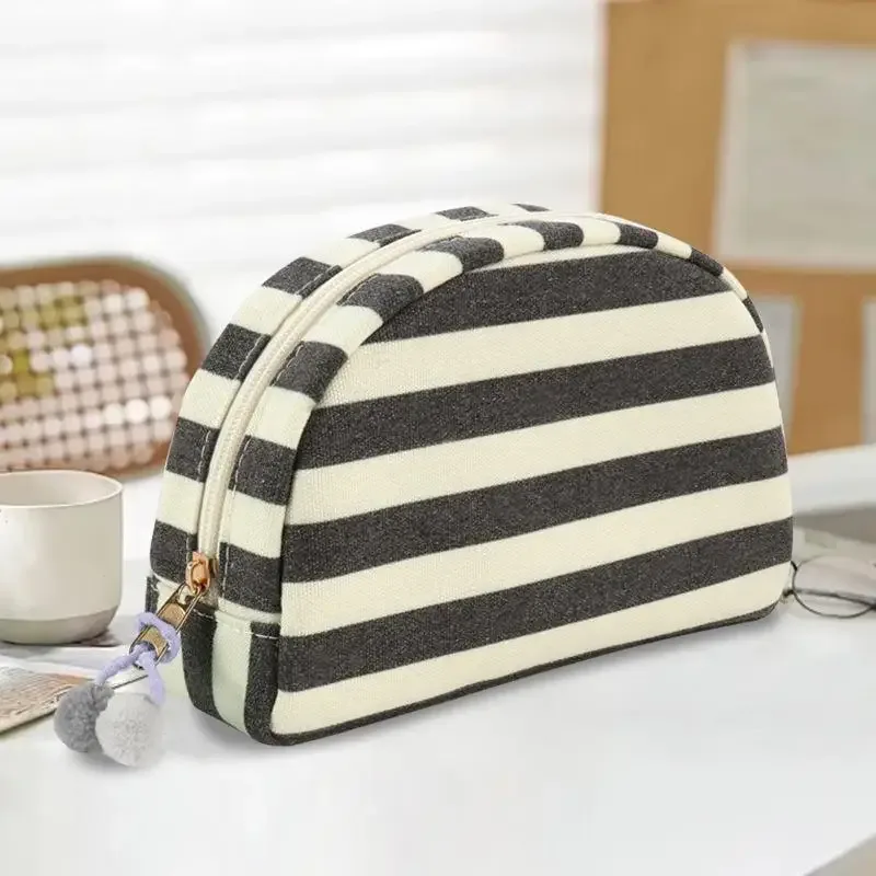 sac de rangement à rayures, trousse de toilette dopamine, sac de voyage portable pour l'extérieur