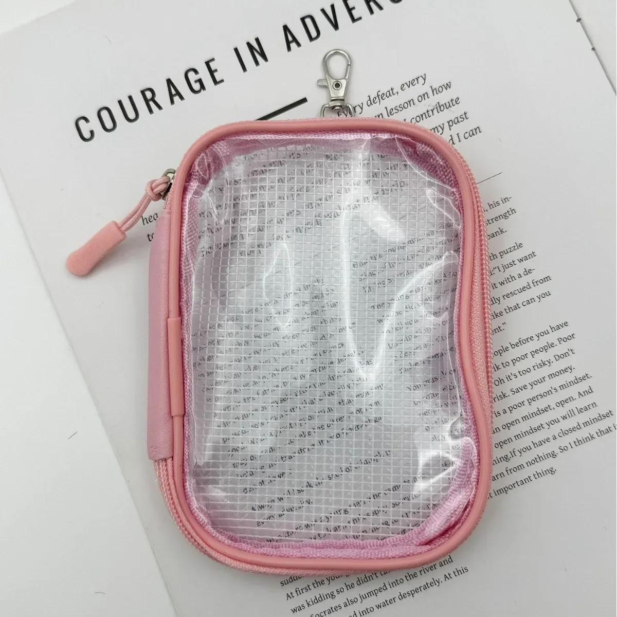 crochets de suspension en pvc transparents pour porte-clés, sacs de rangement cubiques, organisateur de voyage, de chambre et de bureau au design moderne mi...