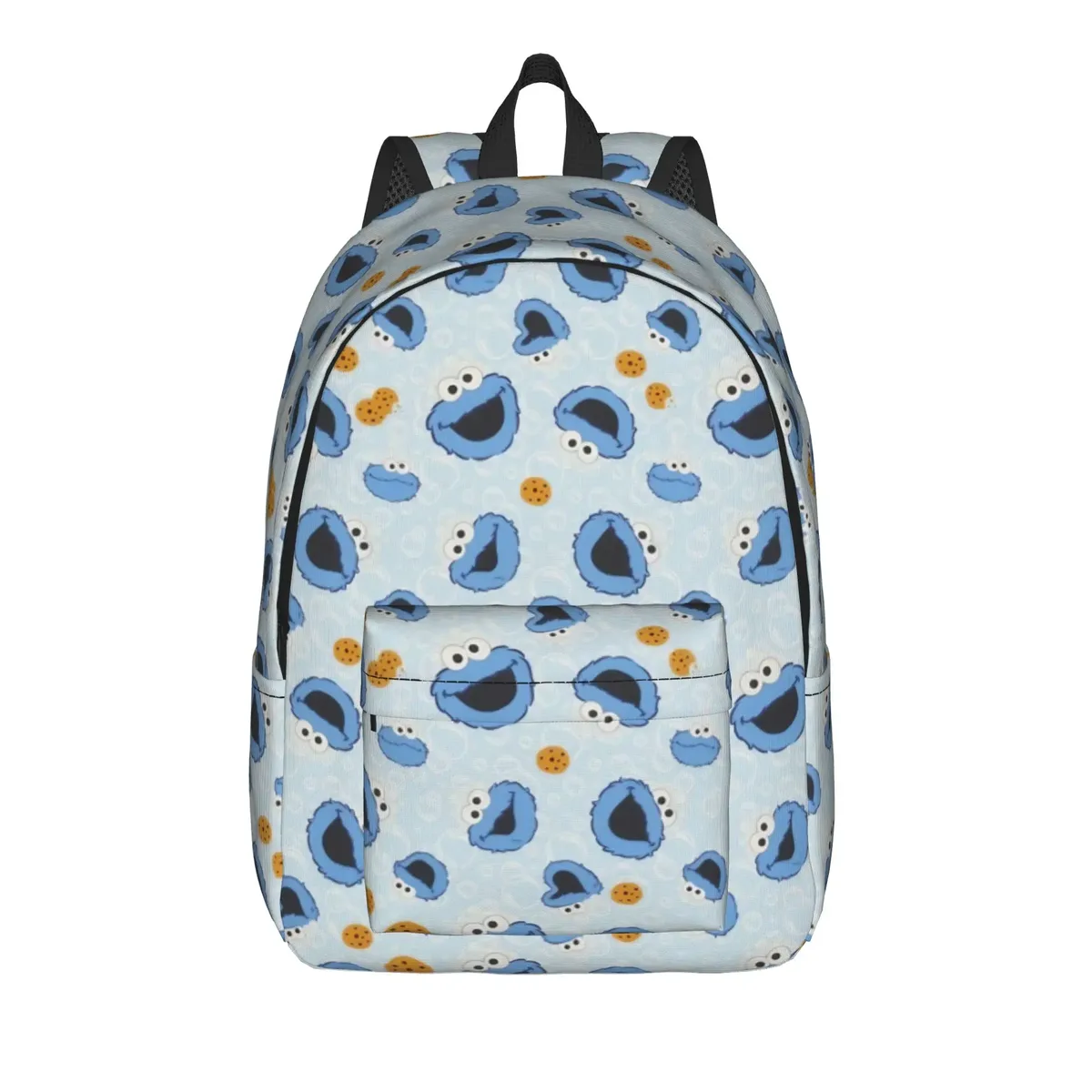 sac à dos décontracté elmo, idéal pour le lycée, la randonnée, les voyages, le thème sesame street, sac à dos de jour pour hommes et femmes, sac à bandoulière pour ordinateur portable