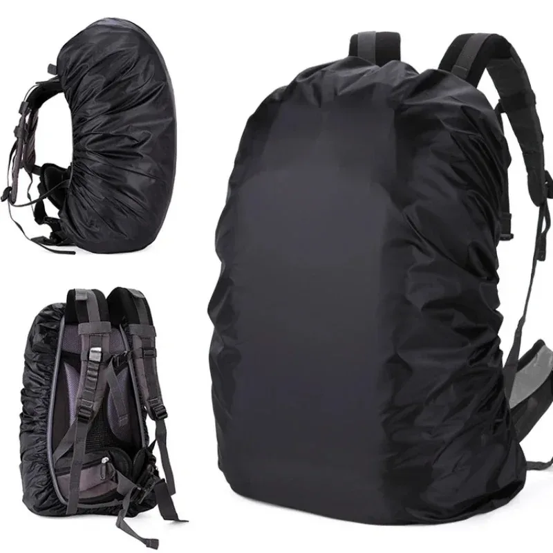 juste imperméable noire pour sac à dos, idéale pour la randonnée, le camping, les voyages, le cyclisme, les activités en plein air