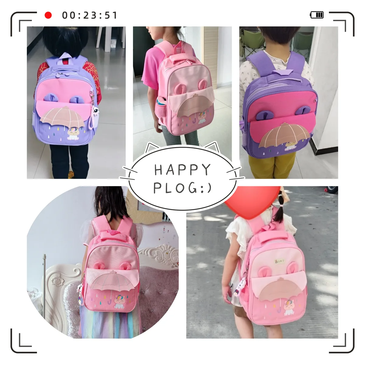 adorable petit sac à dos princesse pour filles de 3 à 6 ans, ultra léger, sacs de maternelle, sacs d'école pour enfants