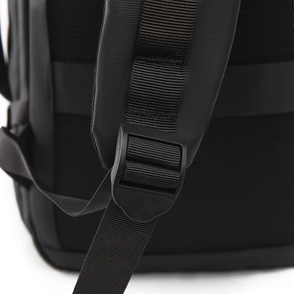 sac à dos professionnel multi-poches hydrofuge pour ordinateur portable 15,6 pouces, compatible avec une valise à roulettes, sac à dos de voyage unisexe pour les trajets quotidiens