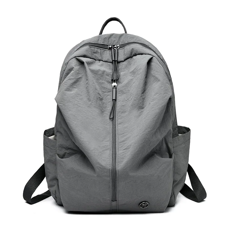 sac à dos en nylon pour femmes, grande capacité, léger, imperméable, sac à dos décontracté de style coréen pour les voyages, l'école, la randonnée, les sports de plein air