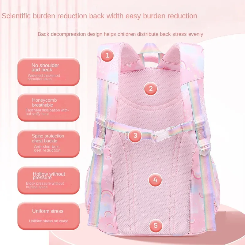 sacs d'école primaire pour filles cartable kawaii léger enfants école sac à dos livre sac voyage sac à dos mochilas cadeaux