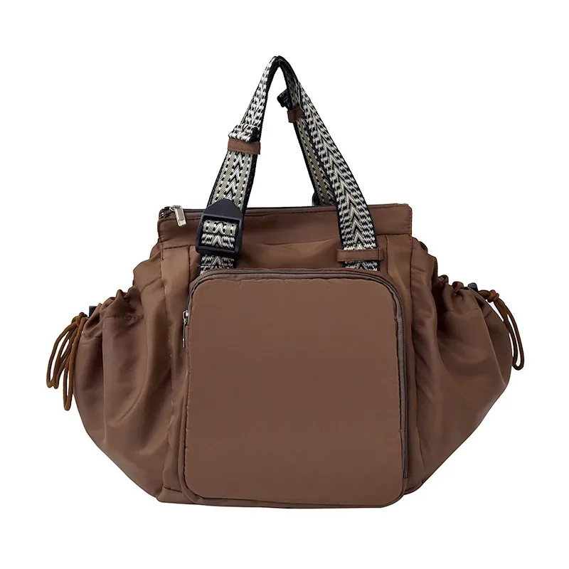 sac à dos imperméable résistant à l'usure, avec poches latérales à cordon de serrage, compartiment de rangement, sac d'extérieur