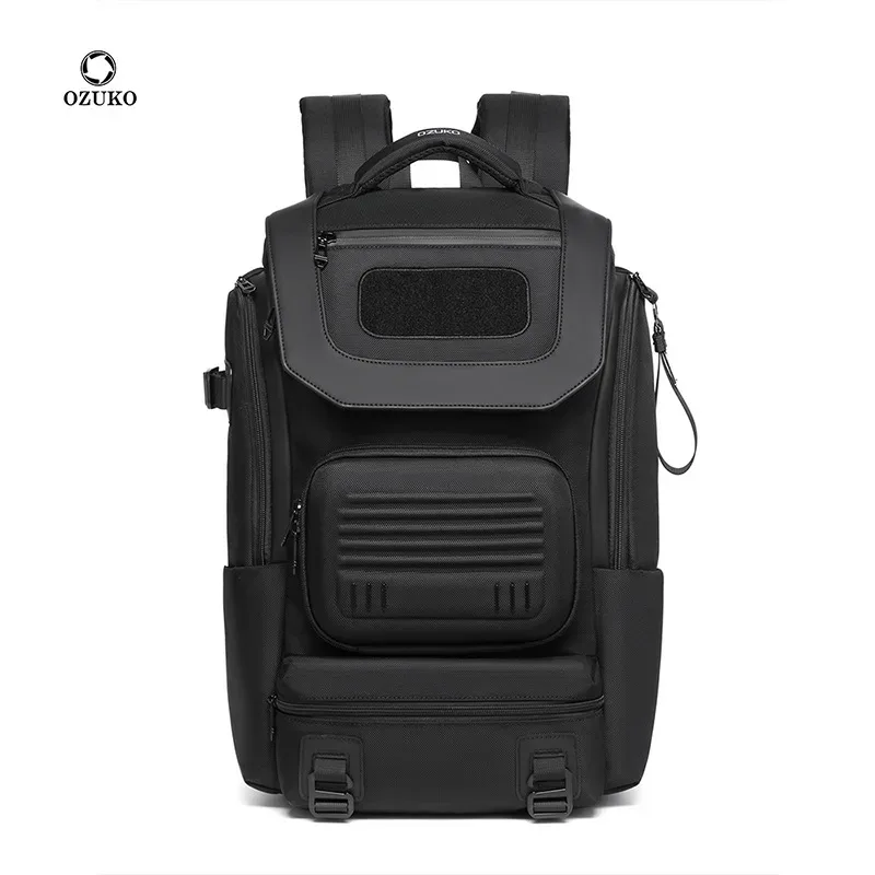 ozuko sac à dos pour hommes sac de voyage multifonctionnel en plein air grande capacité étanche compartiment à chaussures séparé sac d'affaires