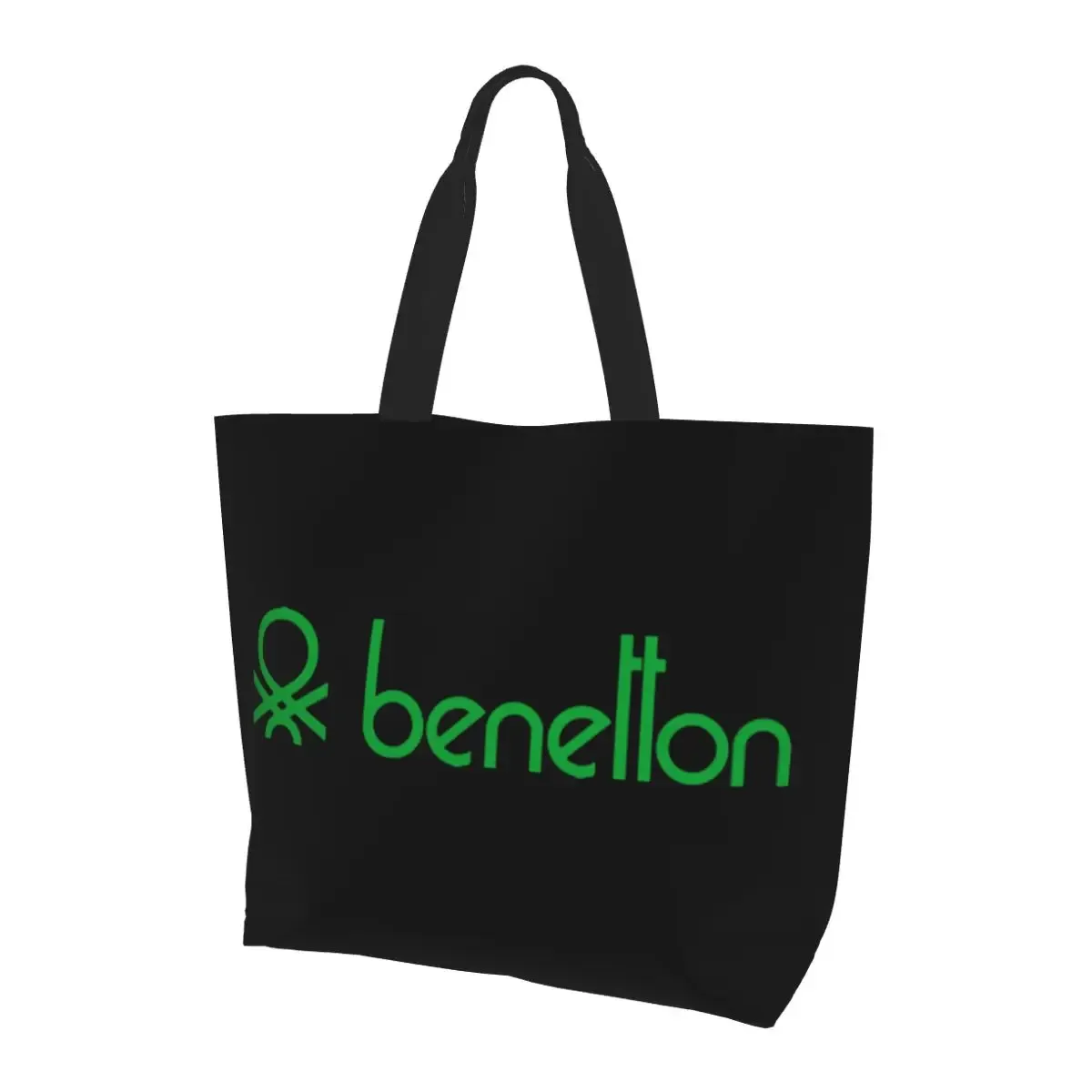 united colors of benetton sac fourre-tout en toile de grande capacité, sac à bandoulière, sac à provisions pour femmes