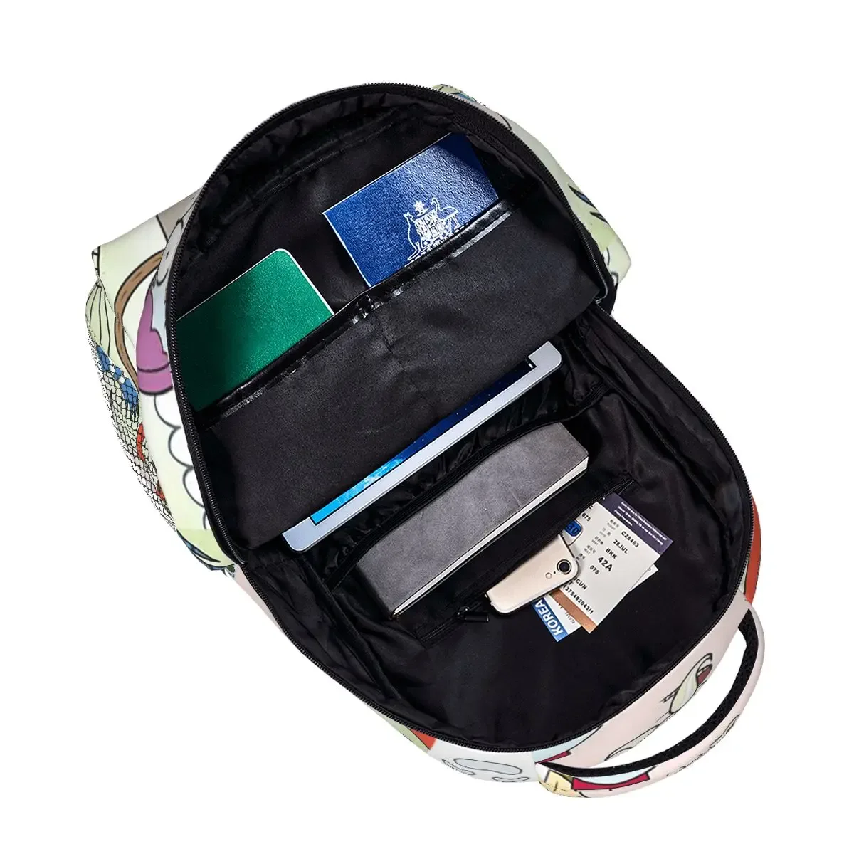 mordecai and rigby regular show – sacs à dos graphiques avec personnages de dessins animés, cartable pour garçons et filles, sacs d'école, sac à dos de voyage, sac à bandoulière