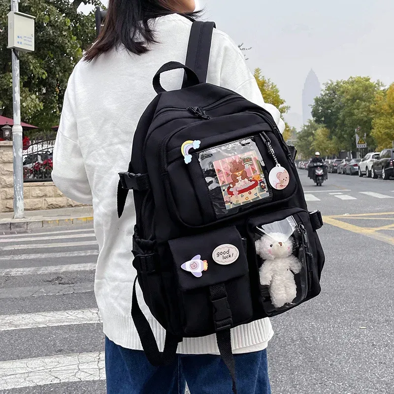 mode filles sac à dos nouvelle grande capacité style coréen femmes sacs à dos mignon étudiant école sac à dos polyvalent femmes sac