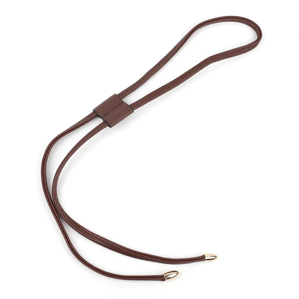 sangle de sac en cuir pu tendance, détachable et remplaçable, pour sac seau, cordon de serrage, sac à dos, pochette, accessoires de sac à main