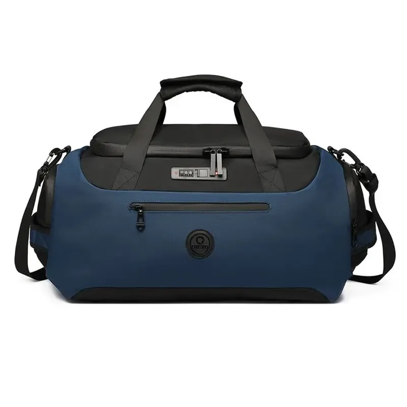 ozuko hommes voyage sacs polochon grande capacité sacs à main de sport avec sac à chaussures poche humide multifonction court voyage sacs à dos imperméables