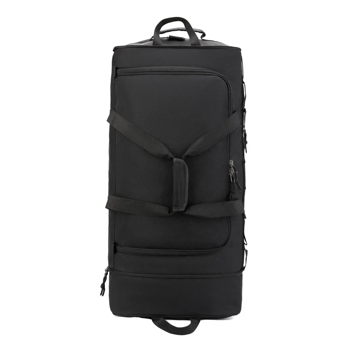 sac de voyage pliable et extensible, bagage portable de grande capacité, sac à bandoulière à roulettes unisexe pour les voyages