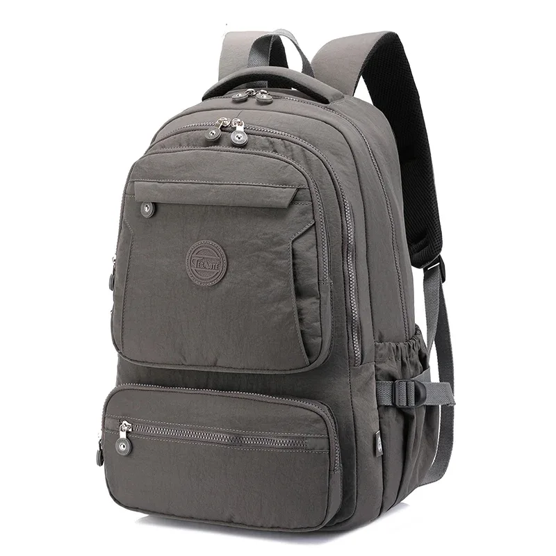 tegaote hommes sac à dos sac en nylon imperméable mâle avion voyage ordinateur portable sac à dos hommes grand élégant sac à dos léger