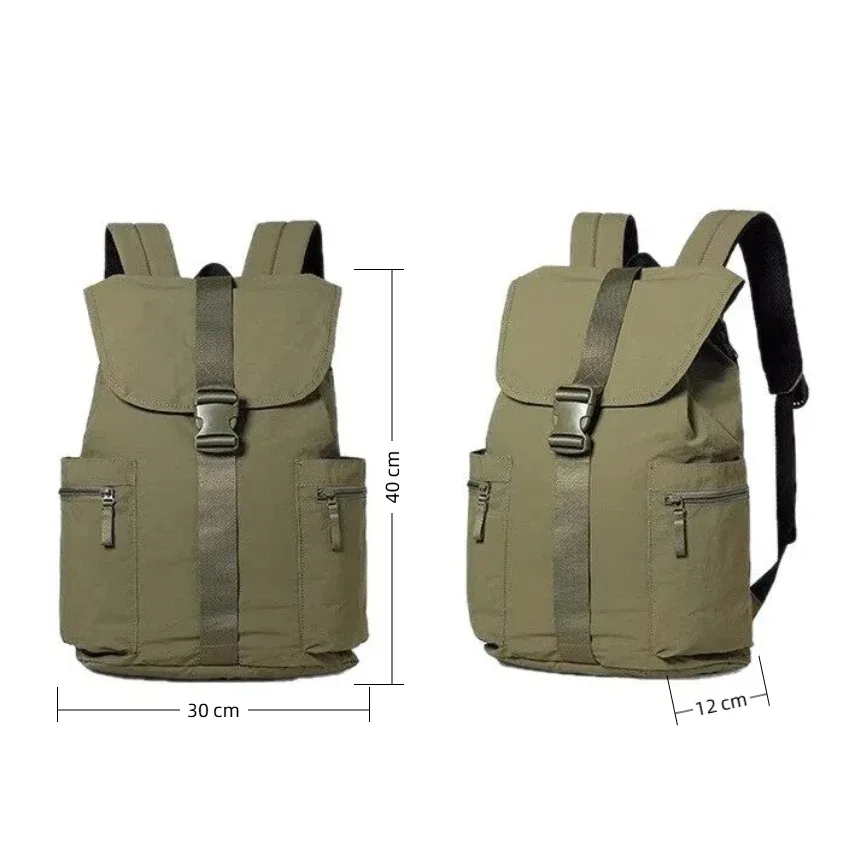 sac à dos léger en nylon pour femme, grande capacité, sac de voyage imperméable, sac d'école décontracté, sac à dos pour ordinateur portable, sac à dos de collège